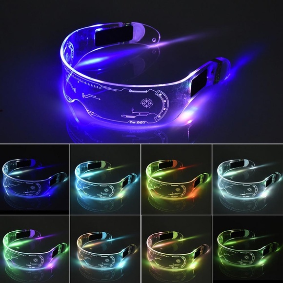 Accessories - LED Club Glasses Lighting Colorful Glowing Glasses